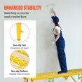 thumbnail image 6 of TOHU Portable Scaffolding Step Ladder Adjustable Height 27.6 to 45.7in 771 Capacity Workbench for Home Use Yellow, 6 of 8