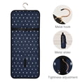 thumbnail image 5 of Iauyy 3 Piece Large Portable Hanging Toiletry Bags for Travel,Foldable Makeup Organizer with Multiple Compartments for Men&Women，White Star, 5 of 9