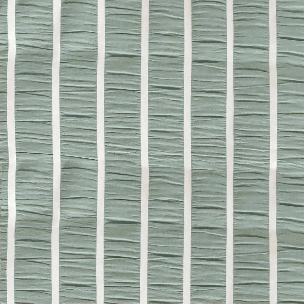 Innovative Textile Solutions 1-Piece Harper Striped Loveseat Furniture Cover Slipcover, Seagreen