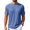 Blue, variant on COOFANDY Black T Shirts for Men Summer Basic Short Sleeve Tees Crewneck Plain Casual T Shirts