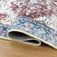 thumbnail image 3 of Washable Rugs x Vintage Area Rugs Area Rugs Low Pile Floor Carpet Printed Soft Durable Stain Foldable Rugs Living Room Dining Room Bedroom, 3 of 9