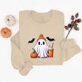 thumbnail image 5 of DIOAZUD Womens Halloween Sweatshirts Plus Size Ghost Graphic Pullovers Fall Classic Round Neck Long Sleeve Sweater Tops Halloween Costumes, 5 of 5