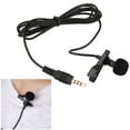 thumbnail image 3 of Mini Portable Clip-on Lavalier Hands-free 3.5mm Jack Condenser Wired Microphone Mic for Smartphones Computer PC Laptop Loudspeaker, 3 of 7