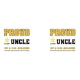 thumbnail image 3 of CafePress - Proud Uncle Of A Soldier Black And Gold Mugs - 11 oz Ceramic Mug - Novelty Coffee Tea Cup, 3 of 6