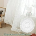 thumbnail image 4 of XmhyTop-A Cortinas de encaje blancas, 2 piezas, 140 x 160 cm, decorativas para el hogar y la cocina., 4 of 5