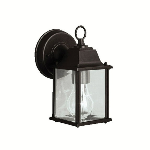 Kichler 9794BK, Barrie Cast Aluminum Outdoor Wall Sconce Lighting, 100 Total Watts, Black (Painted)