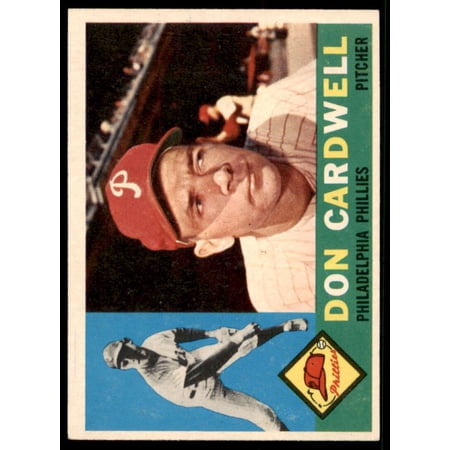 Don Cardwell Card 1960 Topps #384