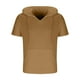 thumbnail image 5 of Pantalones para Hombres Cortos Casual Sólido Manga Corta Blusa con Capucha, Top de Bolsillo con Ajuste Suelto para Uso Al Aire Libre Y Diario, Tela de Poliéster, 5 of 9