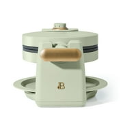 Beautiful Rotating Belgian Waffle Maker, Sage Green by Drew Barrymore