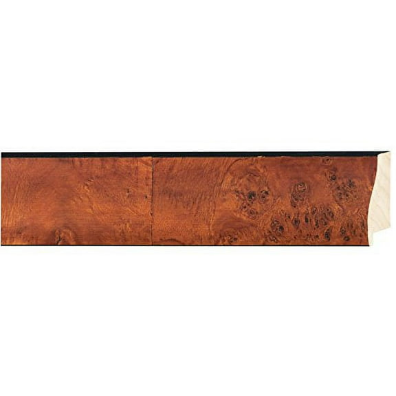 Picture Frame Moulding (Wood) 18Ft Bundle - Traditional Honey Pecan Finish - 2.125" Width - 3/4"