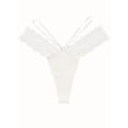 thumbnail image 1 of Tanga sexy con costuras de encaje, cintura baja, sin costuras, de secado rápido, lencería y ropa interior femenina., 1 of 5