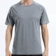 thumbnail image 1 of Camisa Elvqul para Hombre Economicas Manga Corta Liso Gris Cuello Redondo, 1 of 7
