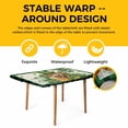 thumbnail image 4 of St Patricks Day Table Cloths for 5 Foot Rectangle Tables, Farmhouse Watercolor Dogs Green Shamrock Patio Waterproof Elastic Fitted Tablecloths, Washable Rectangular Table Cover for Camping, 4 of 8