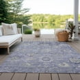 thumbnail image 6 of Addison Rugs Chantille Indoor/Outdoor Traditional Formal Lavender Washable Rectangle Rug, 3' x 5', 6 of 6