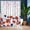 White, variant on 4th of July Shower Curtain American Flag Patriotic Shower Curtain with 12 Hooks Red Blue Stars Flowers Pattern Independence Day 4th of July Decorations Shower Curtain, 72''''X72''''