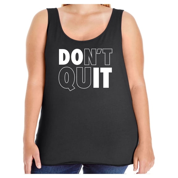 Don't Quit / Do It Womens Tank Top