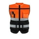 thumbnail image 4 of Chaleco reflectante de seguridad Chaleco de seguridad de alta visibilidad, correr, ropa de trabajo Naranja XXXL, 4 of 8