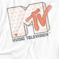 thumbnail image 3 of MTV Riot Heart Women's Boxy Cropped T-Shirt Casual Graphic Tee, 3 of 6