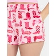 thumbnail image 5 of Valentine's Day Women's Sleep Shorts from Way to Celebrate, 2-Pack, Sizes XS-3X, 5 of 7