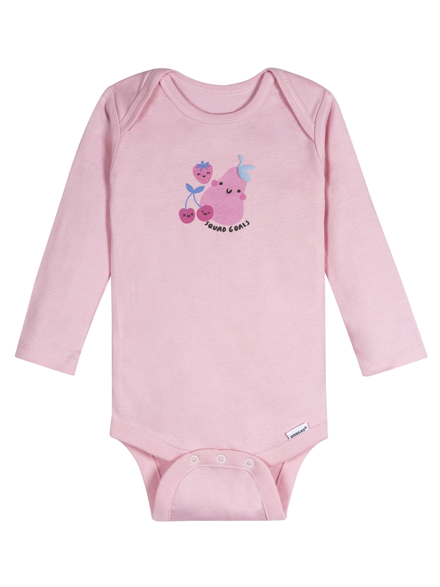 Onesies Brand Baby Girl 6pc Bodysuits, Sizes (0-3 Months - 12 Months)