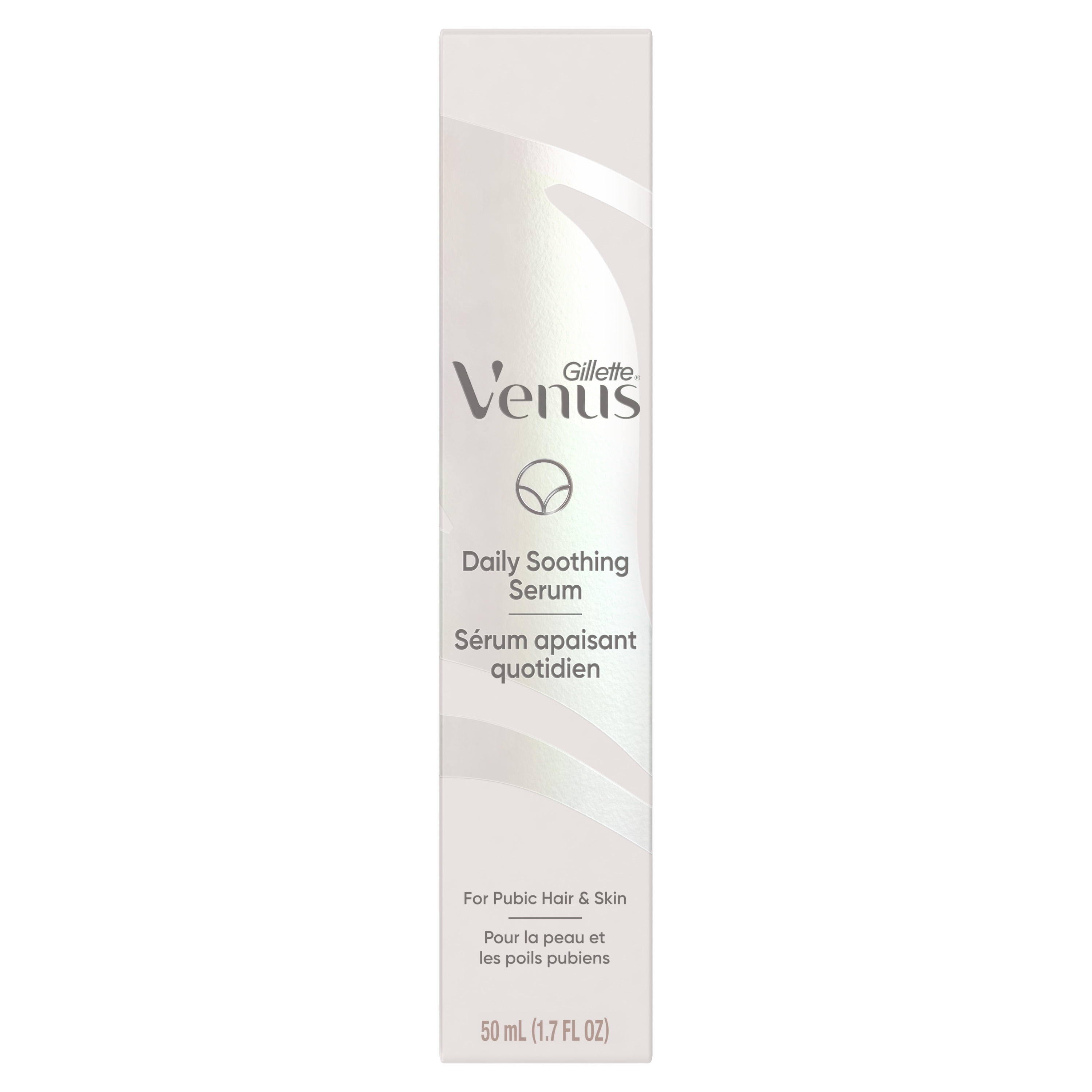 Sérum apaisant quotidien Gillette Venus pour la peau et les poils pubiens 50 mL