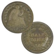 United States Mint 1838-1853 Seated Half Dime 90% Silver Circulated Random Date