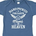 thumbnail image 4 of Inktastic Handpicked for Earth by My Mimi in Heaven with Angel Wings Boys or Girls Baby Bodysuit, 4 of 5