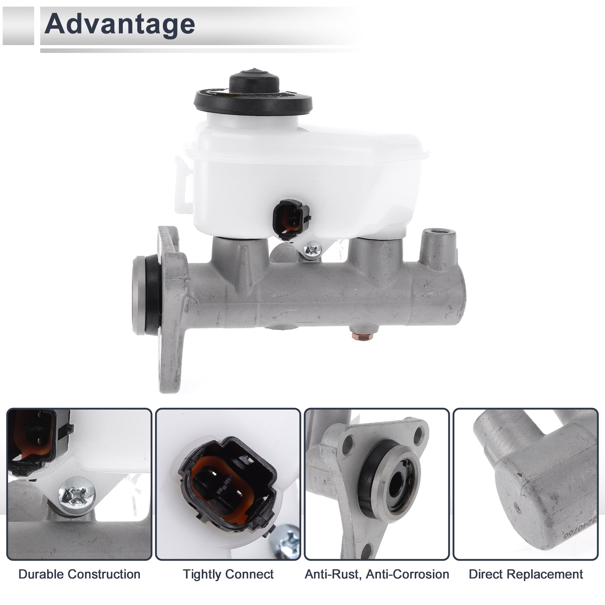 Unique Bargains Brake Master Cylinder for Toyota Camry 1992-1994 with Reservoir