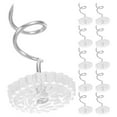 thumbnail image 1 of 200Pcs Tacks for Sofa Spiral Pins Assorted Color Iron Plastic Reusable Furniture, 1 of 8