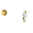 thumbnail image 1 of Escultura de frutas,Figura decorativa de fruta para decoración del hogar,Escultura de estatua decorativa de resina,Espejo de pared,Espejo decorativo nórdico para colgar en la pared, 1 of 8