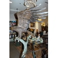 thumbnail image 6 of Nifao Large Eagle standing on tree with his fish prey Bronze Statue – Garden Outdoor Decor Sculpture, 60"L x 40"W x 75"H, 6 of 12