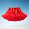 thumbnail image 4 of Cethrio Girls Tutu Skirts, Summer Elastic Waist Dancing Casual Mini Skirts Red Size 5-7 T, 4 of 4