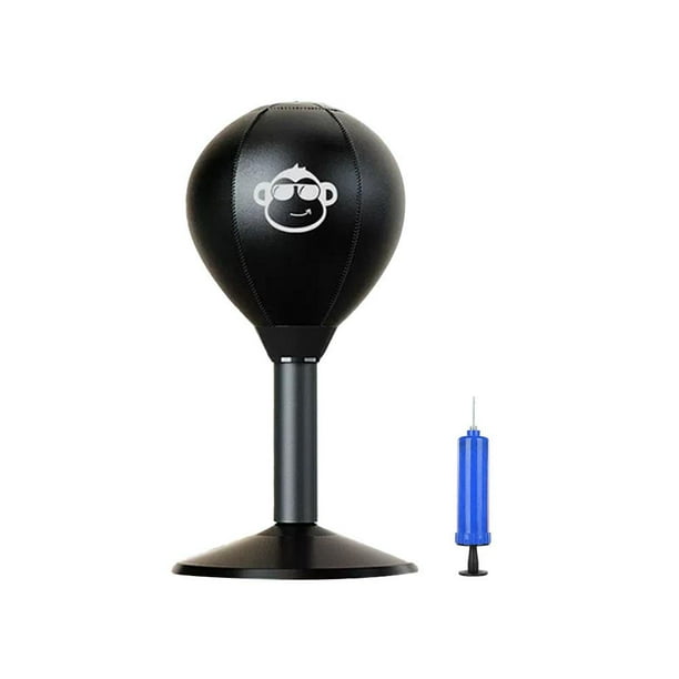 TQEHS Mesa de escritorio para niños con pelota de boxeo y ventosa L9R8