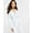 White, variant on Polo Style Ribbed Bodysuit Deep Black 2XL