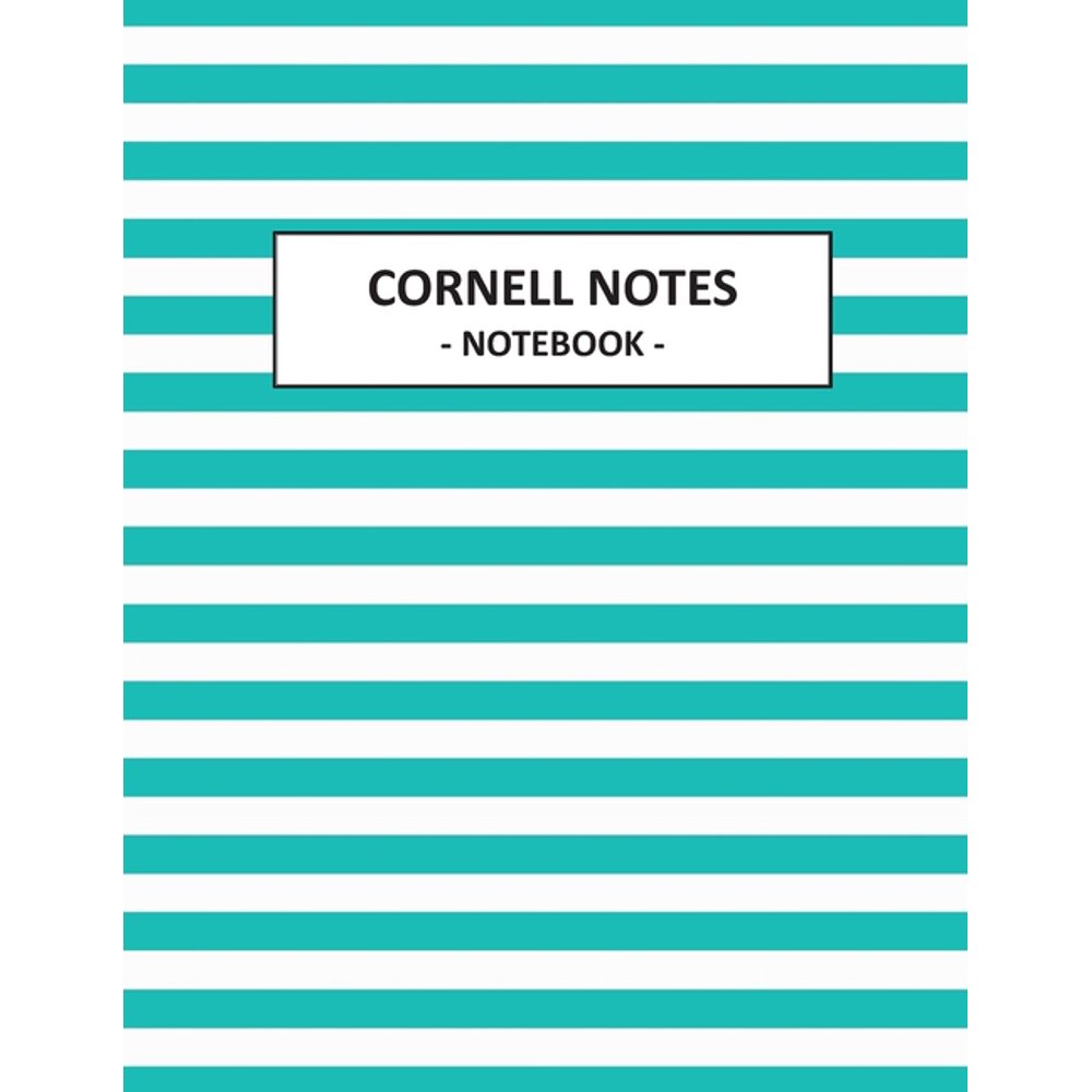 Cornell Notes Notebook Structured Notebook Note Taking with Graph