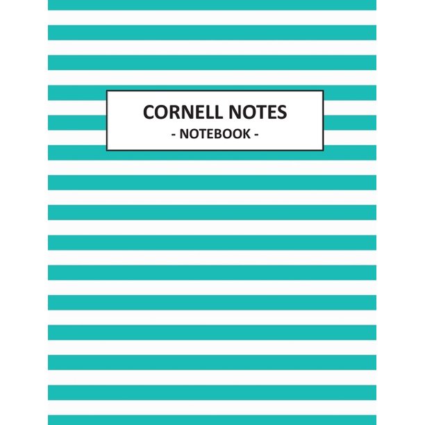 Cornell Notes Notebook Structured Notebook Note Taking with Graph