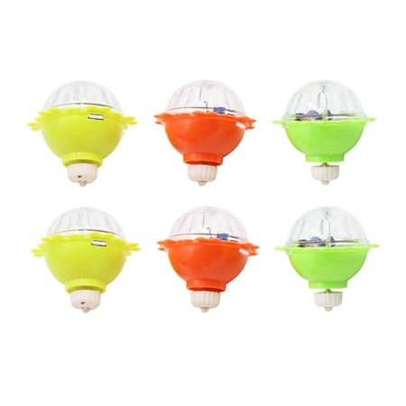 

HOMEMAXS 6Pcs Children Gyro Toys Light Flashing Gyro Toys Gyro Playthings (Random Color)