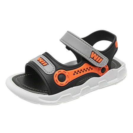 

Kids Boys Sandals Soft Soled Non Slip Flat Child Beach Sports Children Spring Summer Casual Basic Soft Breathable Fashion Lightweight Children s Day Gift Waliking Shoes