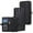 Black, variant on for iPhone 16e PU Leather 2 in 1 Case, Detachable Magnetic Wallet Case with Card Holder, Removable Flip Folio Cover with Stand Shockproof Protective Phone Cover, Compatible with MagSafe, Black