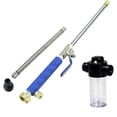 thumbnail image 3 of Pistola hidrolavadora de alta presión Hydro Jet, lanza para lavado de autos, boquilla de agua potente, manguera extensible, kit de rociador de espuma para el hogar, jardín, ventanas, lavado de a, 3 of 5