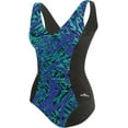 thumbnail image 1 of Dolfin V-Neck Printed Front Panel Suit, 1 of 1