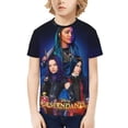 thumbnail image 4 of Descendants Boys Girls 3d Graphic Printed T-Shirt Crewneck Short Sleeve Tees, 4 of 6