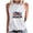 White, variant on Staron Women Graphic Print Tank Tops Sleeveless Round Neck Casual Loose Beach Holiday Summer Tops, Wine XL