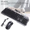 thumbnail image 4 of USB Wired Keyboard and Mouse Set, 1200DPI Fast Response RGB Light Wired Keyboard and Mouse Set  for Computer, 4 of 7