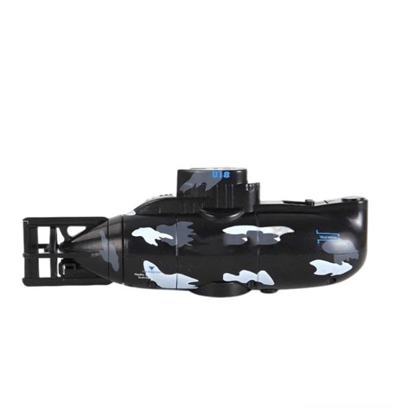 Tholdsy RC Submarino Juguete Superficie del agua Navegación Juguete Eléctrico Control remoto Barco Simulación Submarinos Juguetes Waterscraft Modelo Deportes acuáticos Negro Tholdsy FN011310-01