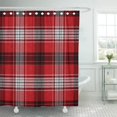 thumbnail image 1 of ABPHQTO Kilt Tartan Plaid Pattern Caqui British Celtic Check A Cuadros Navidad Clásico Baño Cortina de ducha 165x180 cm ABPHQTO PKNMT66x72Shower-7621, 1 of 2