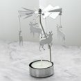 thumbnail image 2 of Rotating Candle Holder Creative Metal Tea Light Holder Romantic Incense Burner, 2 of 3