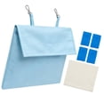 thumbnail image 1 of Bolsa de hielo para jaula de mascotas, bolsa colgante aislante para enfriar mascotas, de hielo para hurones, chinchillas, conejos, viajes en Azul con 4 cajas, 1 of 8