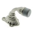 thumbnail image 1 of Idh by St. Simons 13200-015 Solid Brass Ribbon & Reed Crane Door Stop, Satin Nickel, 1 of 1