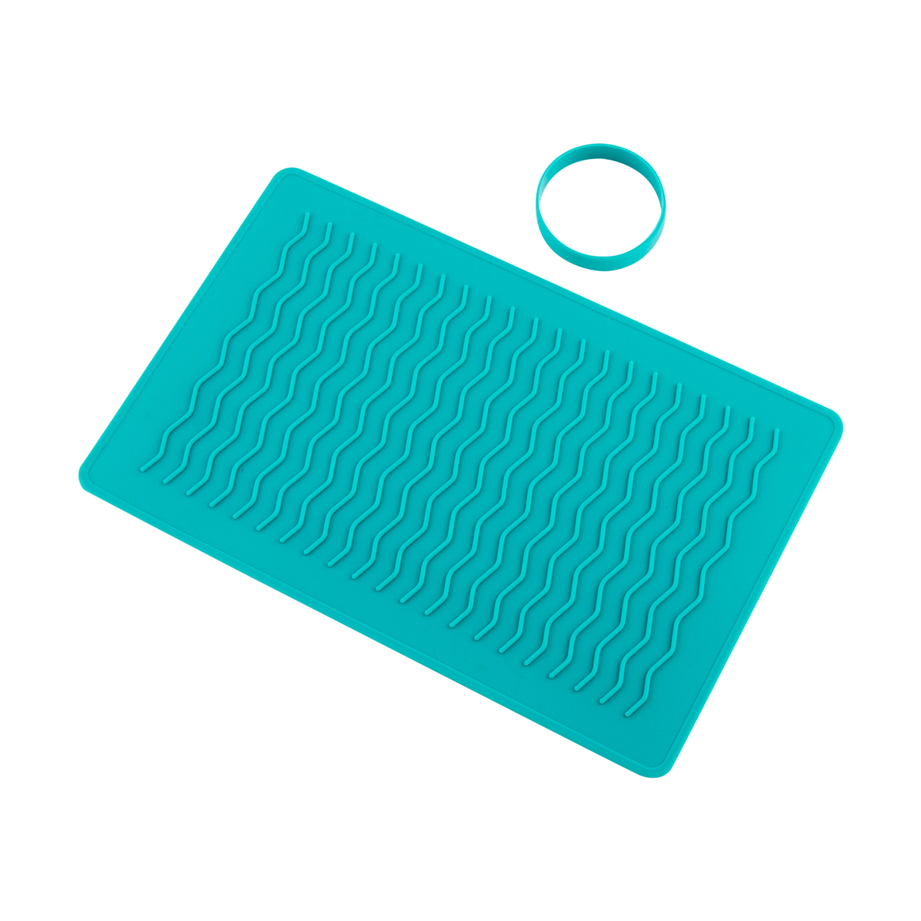 Mainstays Silicone Iron Rest Mat in Teal